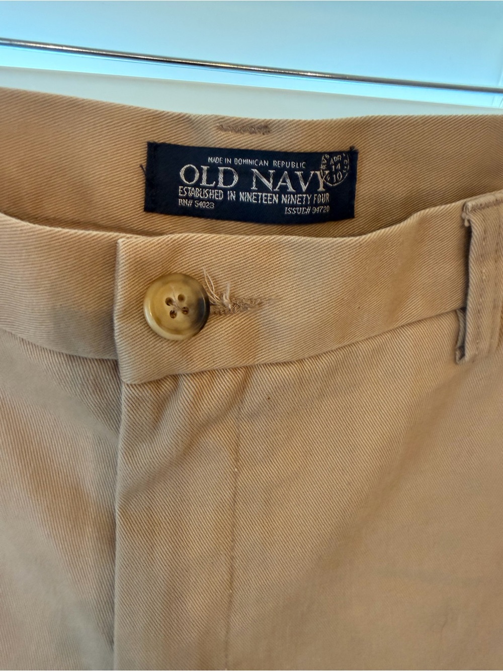 Old Navy Men's Khaki Straight-Fit Chinos